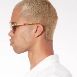 Gold & Brown Cannes Sunglasses