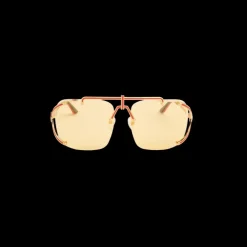 Gold & Red The Pilot Sunglasses