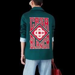 Gothic Logo Stadium Jacket