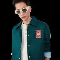 Gothic Logo Stadium Jacket