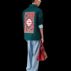 Gothic Logo Stadium Jacket