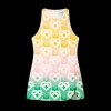Gradient Heart Monogram Shift Dress