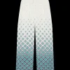 Gradient Monogram Linen Trousers