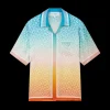 Gradient Monogram Silk Shirt