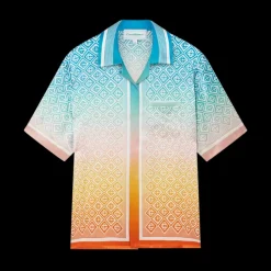Gradient Monogram Silk Shirt
