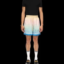 Gradient Monogram Silk Shorts