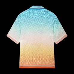 Gradient Monogram Silk Shirt
