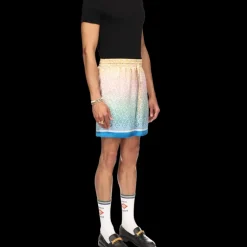 Gradient Monogram Silk Shorts