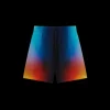Gradient Silk Shorts
