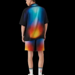 Gradient Silk Shorts