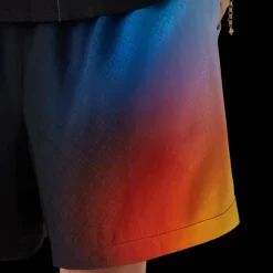 Gradient Silk Shorts