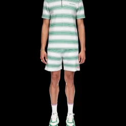 Gradient Stripe Polo Shirt