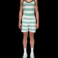 Gradient Stripe Sweatshorts