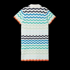 Gradient Wave Crochet Dress