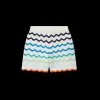 Gradient Wave Crochet Shorts