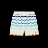 Gradient Wave Crochet Shorts