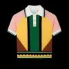 Graphic Panelled Polo
