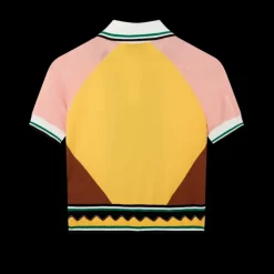 Graphic Panelled Polo