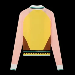 Graphic Panelled Polo Shirt