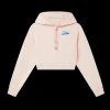 Greek Temple Cropped Hooded Sweatshirt