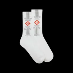 Grey Column Socks