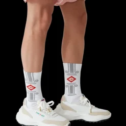 Grey Column Socks