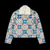 Jacquard Faux Fur Jacket