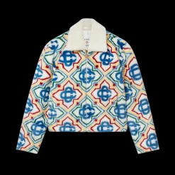 Jacquard Faux Fur Jacket