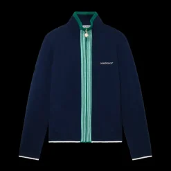 Knit Tennis Track Jacket