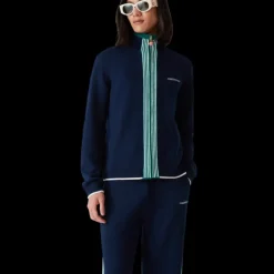 Knit Tennis Track Jacket