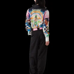La Musique Long Sleeve Silk Shirt