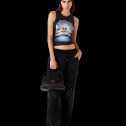 La Prémonition Crystal Embellished Sweatpants