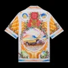 La Tornade De Rose Short Sleeve Silk Shirt