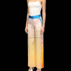 L'Arc Coloré Silk Trousers