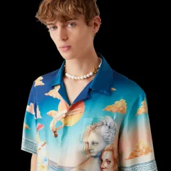 Le Plongeon Short Sleeve Silk Shirt