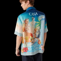 Le Plongeon Short Sleeve Silk Shirt