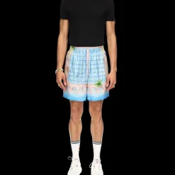 Le Plongeon Silk Shorts