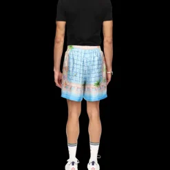 Le Plongeon Silk Shorts