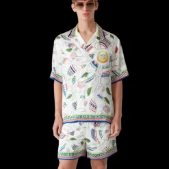 Le Vase Brise Short Sleeve Silk Shirt