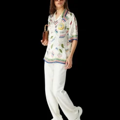 Le Vase Brise Short Sleeve Silk Shirt