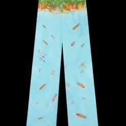 Maison Sur Piloti Straight Leg Trousers