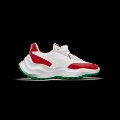Men's Atlantis Red Ostrich Sneakers