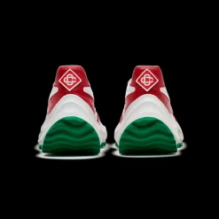 Men's Atlantis Red Ostrich Sneakers