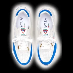 Men's Atlantis White & Blue Sneaker