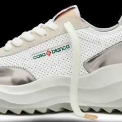 Men's Atlantis White & Chrome Sneaker