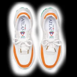 Men's Atlantis White & Clay Orange Sneaker