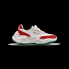 Men's Atlantis White & Red Sneaker
