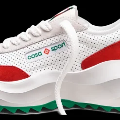 Men's Atlantis White & Red Sneaker