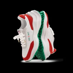 Men's Atlantis White & Red Sneaker