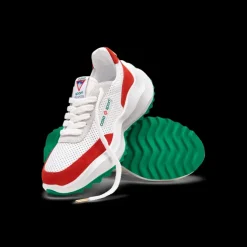 Men's Atlantis White & Red Sneaker